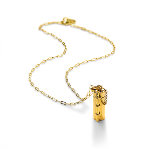 Capsule + Wand Locket - Gold